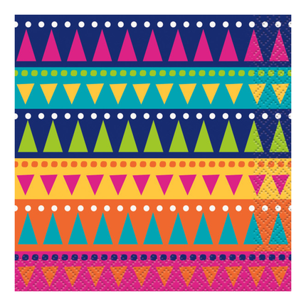Boho Fiesta Beverage Napkins, 24ct