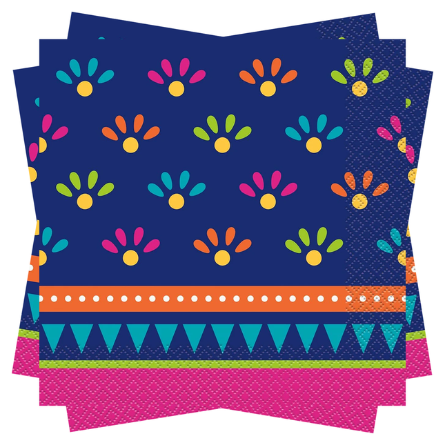 Boho Fiesta Luncheon Napkins, 20ct