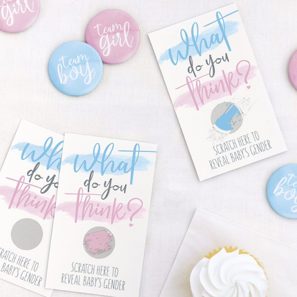 Boy Gender Reveal Party Scratch-off, 10 Count