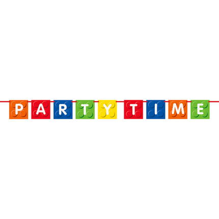 LEGO Building Blocks Birthday Block Banner 6 ft