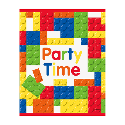 Lego Building Blocks Birthday Loot Bags, 8ct