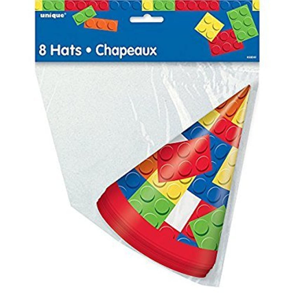 Lego Building Blocks Birthday Party Hats