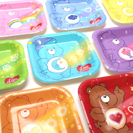 Care Bears Dessert Plates 7", 8 ct