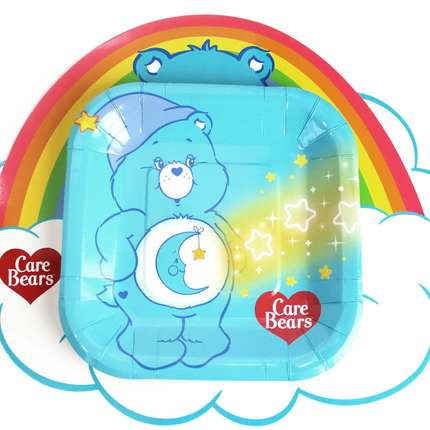 Care Bears Dessert Plates 7", 8 ct