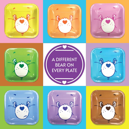 Care Bears Dinner Plates 9", 8 ct