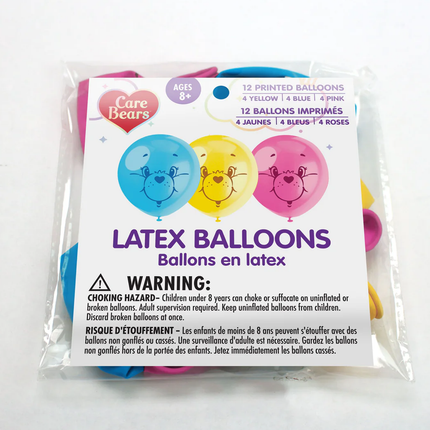 Care Bears Latex Balloons 12", 12 ct