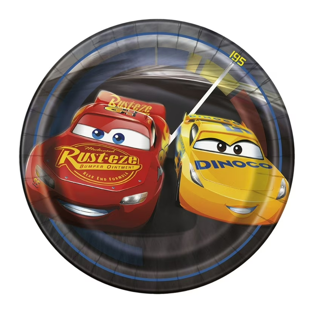 Cars Dessert plates 7 inches, 8 ct