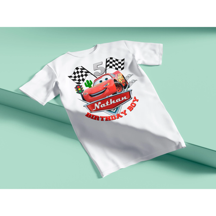 Cars Custom Birthday Boy PNG - Digital Download