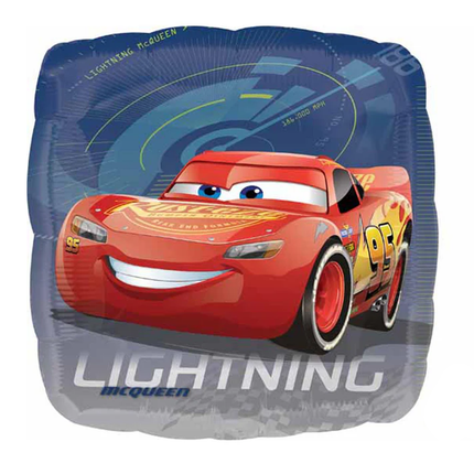 Cars Lightning McQueen Square Foil Balloon 18"