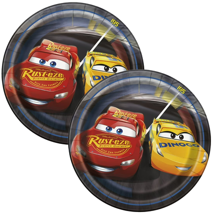 Cars Dessert plates 7 inches, 8 ct