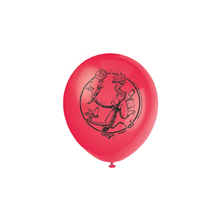 Cat in the Hat Assorted Color 12" Latex Balloons 8ct