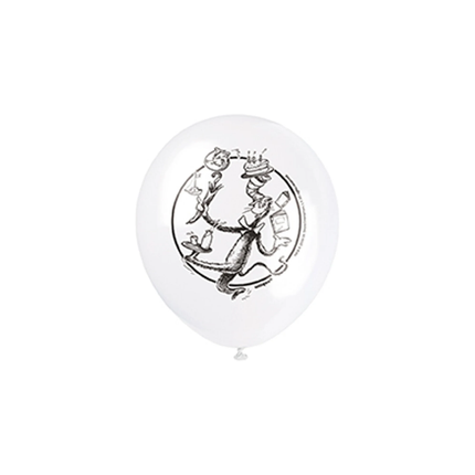 Cat in the Hat Assorted Color 12" Latex Balloons 8ct