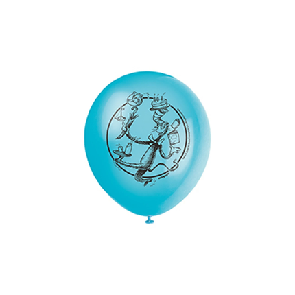 Cat in the Hat Assorted Color 12" Latex Balloons 8ct