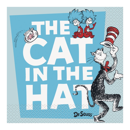 Cat in the Hat Luncheon Napkins 16ct