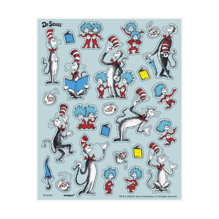Cat in the Hat Sticker Sheets 4ct