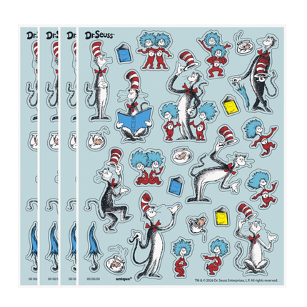 Cat in the Hat Sticker Sheets 4ct