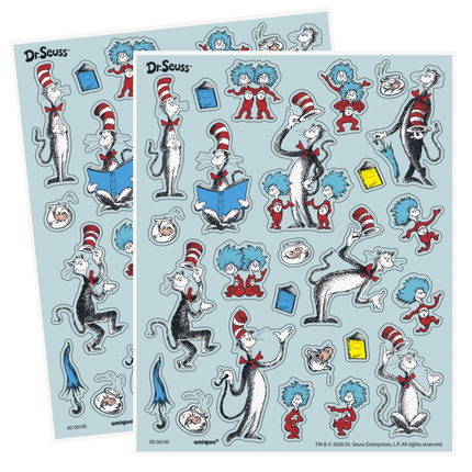 Cat in the Hat Sticker Sheets 4ct