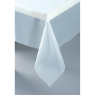 Clear Solid Rectangular Plastic Table Cover, 54