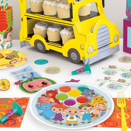 CoComelon Party Paper Dinner Plates 9 inc 8 Ct