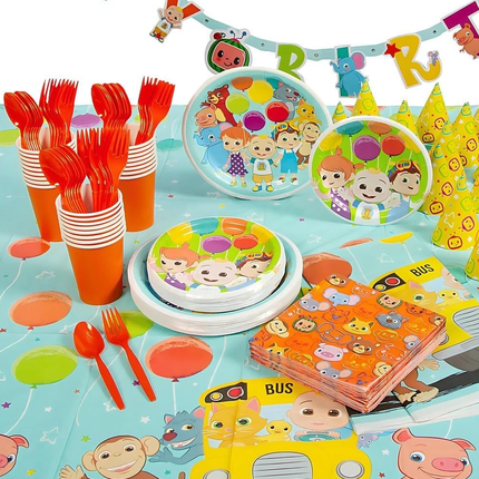 CoComelon Party Paper Dinner Plates 9 inc 8 Ct