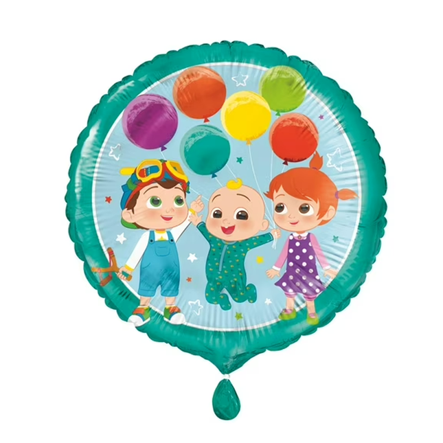 Cocomelon Round Foil Balloon 18 inc