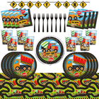 Construction Birthday Party Supplies Set for 8 Guests