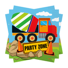 Construction Party Beverage Napkins, 16ct
