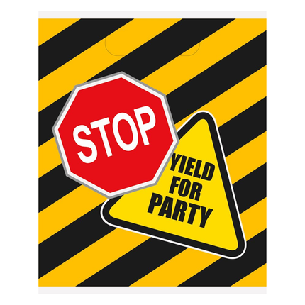 Construction Party Loot Bags, 8ct