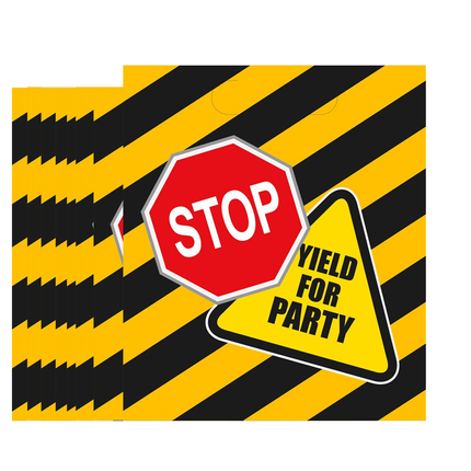 Construction Party Loot Bags, 8ct