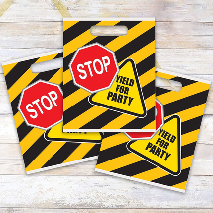 Construction Party Loot Bags, 8ct