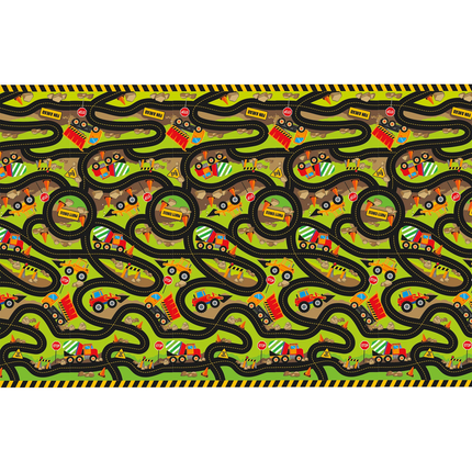 Construction Party Rectangular Plastic Table Cover, 54" x 84"