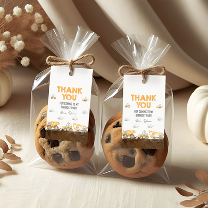 Construction Personalized Thank You Cards, 8 ct