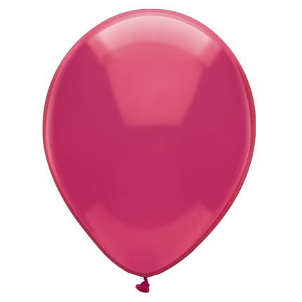 Crystal Fuchsia Latex Balloons 12" - 8 ct