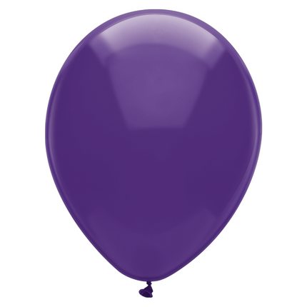 Crystal Purple Latex Balloons 12" - 8 ct