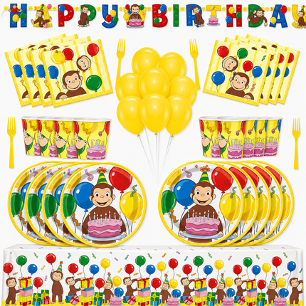 Curious George Party Decorations Set