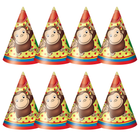 Curious George Hats 8 ct