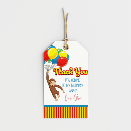 Curious George Personalized Thank You Cards, 8 ct
