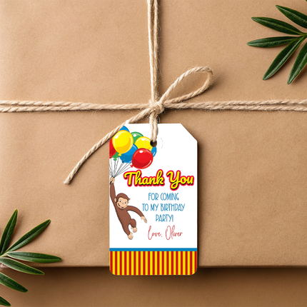 Curious George Personalized Thank You Cards, 8 ct