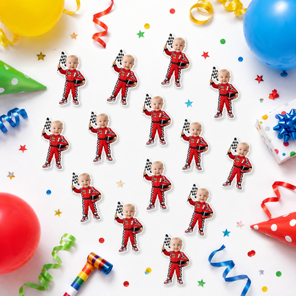 Custom Photo Racing Driver Table Confetti 20 ct