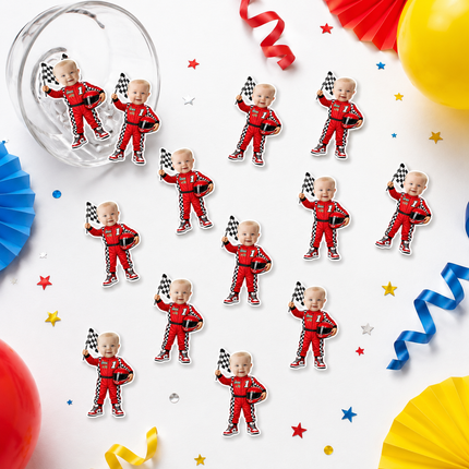Custom Photo Racing Driver Table Confetti 20 ct