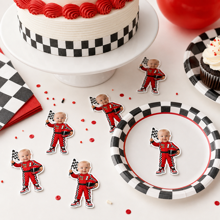Custom Photo Racing Driver Table Confetti 20 ct