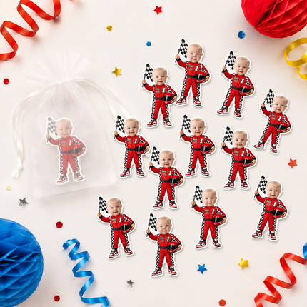 Custom Photo Racing Driver Table Confetti 20 ct