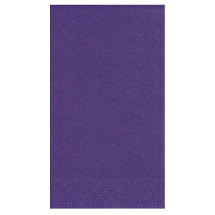 Deep Purple Solid Guest Towels, 20ct