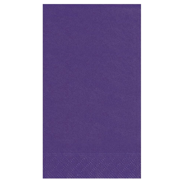 Deep Purple Solid Guest Towels, 20ct