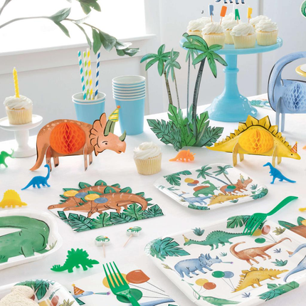 Dinosaurs Dinosaur-Shaped Luncheon Napkins, 16ct