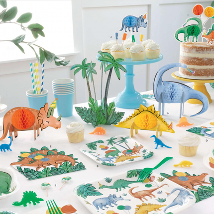 Dinosaurs Honeycomb Decoration Kit, 5pc