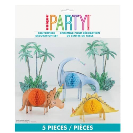 Dinosaurs Honeycomb Decoration Kit, 5pc