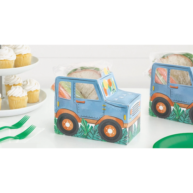 Dinosaurs Pop-Up Paper Food Trays, 4ct