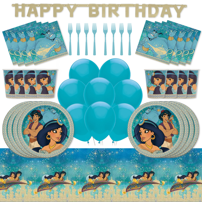 Disney Aladdin Birthday Party Supplies Set 