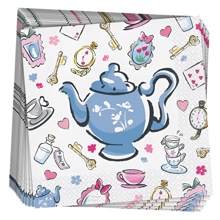 Disney Alice in Wonderland Luncheon Napkins 16 ct